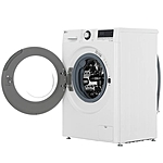 Стиральная машина LG F 2V3FR6W узкая с сушкой инвертор белый черный люк
