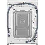Стиральная машина LG F 2V3FR6W узкая с сушкой инвертор белый черный люк