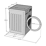 Стиральная машина Körting KWM 60DV1297 Gr с паром инверторный мотор серый
