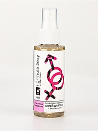 Мист парфюмированный спрей с феромонами для тела Formula Sexy Girl W105, 100 мл (по мотивам Good Girl (C.Herrera)
