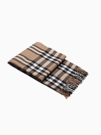 Плед «Элис» 150×200 см, рап.1, белый/бежевый/коричневый