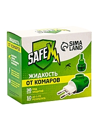 Комплект от комаров SAFEX (фумигатор+жидкость) 2 набора