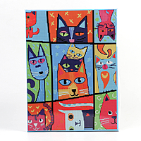 Алмазная вышивка полное заполнение "Котомания", на раме 30*40 см