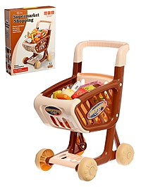 Продутовая тележка «Супермаркет», 40 предметов