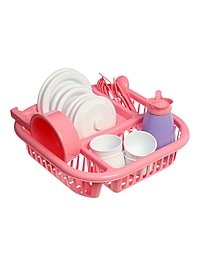 Набор детской посуды с сушилкой на 4 персоны, 22 предмета
