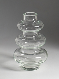 Ваза, h=20 см, d горлышка внутренний 3.5 см, стекло, прозрачная