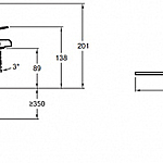 Смеситель для раковины Jacob Delafon Avid E97345-BN никель