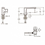 Смеситель для раковины Jacob Delafon Composed E73050-CP хром