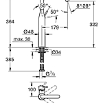 Смеситель для раковины GROHE Essence 32901001 хром
