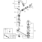 Смеситель для раковины GROHE Essence 23462001 хром