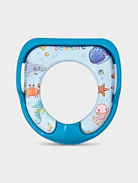 Сиденье для унитаза детское с ручками "Морская жизнь"