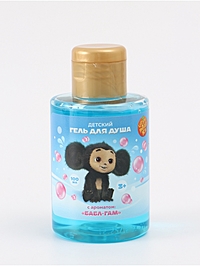 Гель для душа детский, аромат бабл-гам, 100 мл, Чебурашка