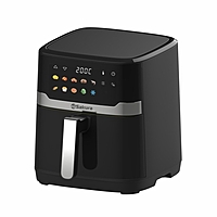 Аэрогриль Sakura SA-7689BK, 7л, 1700Вт, 10 программ, 80-200°С, сенсор, таймер, LED дисплей