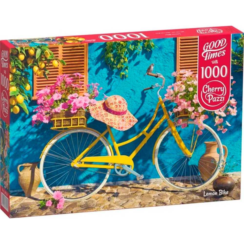 Пазл Велосипед в лимонном цвете 1000 элементов