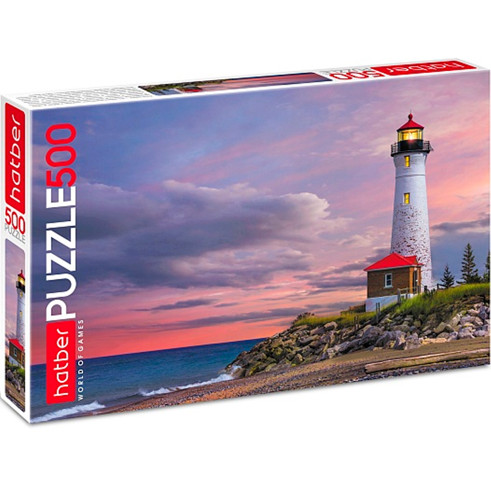 Пазл Береговой маяк 500 элементов 500ПЗ2_26176 Hatber