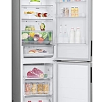 Холодильник LG GC-B459ANMW инвертор серебристый
