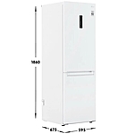 Холодильник LG GC-B459SQSM инвертор белый