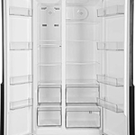 Холодильник Kraft KF-MS5701BI инвертор черное стекло