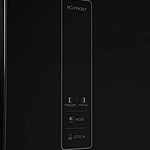 Холодильник Kraft KF-MS4801BI инвертор черное стекло