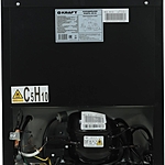 Холодильник Kraft BR 50 I нержавеющая сталь/черный