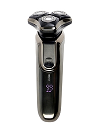 Электробритва Sakura SA-5433BK, роторная, 3 плавающие головки, LED дисплей, 5 Вт, АКБ, чёрная