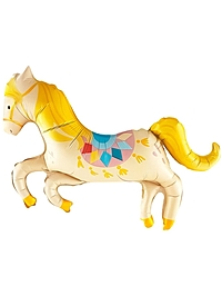 Воздушный шар фольгированный 17" «Любимая лошадка», 5 шт., под воздух