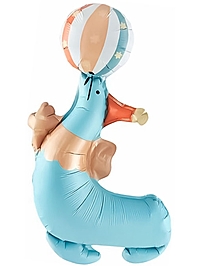 Воздушный шар фольгированный 17" «Весёлый тюлень», 5 шт., под воздух