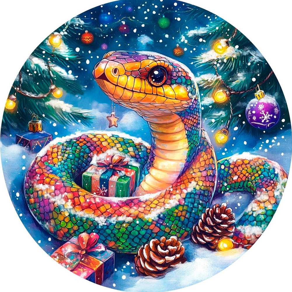 Пазл деревянный Подарок змеи 170 элементов MPZCA66-M