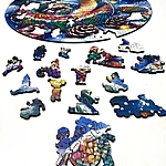 Пазл деревянный Подарок змеи 170 элементов MPZCA66-M