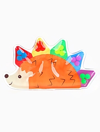 Развивающий сортер - сквиш для малышей «Ёжик», в пакете Крошка Я