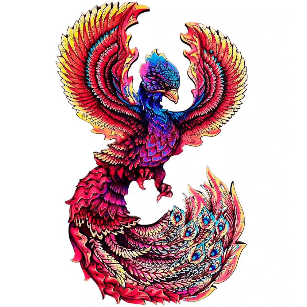 Пазл фигурный Феникс деревянный 300 элементов P-063