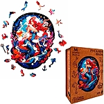 Пазл фигурный Русалка деревянный 135 элементов P-045