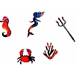 Пазл фигурный Русалка деревянный 135 элементов P-045