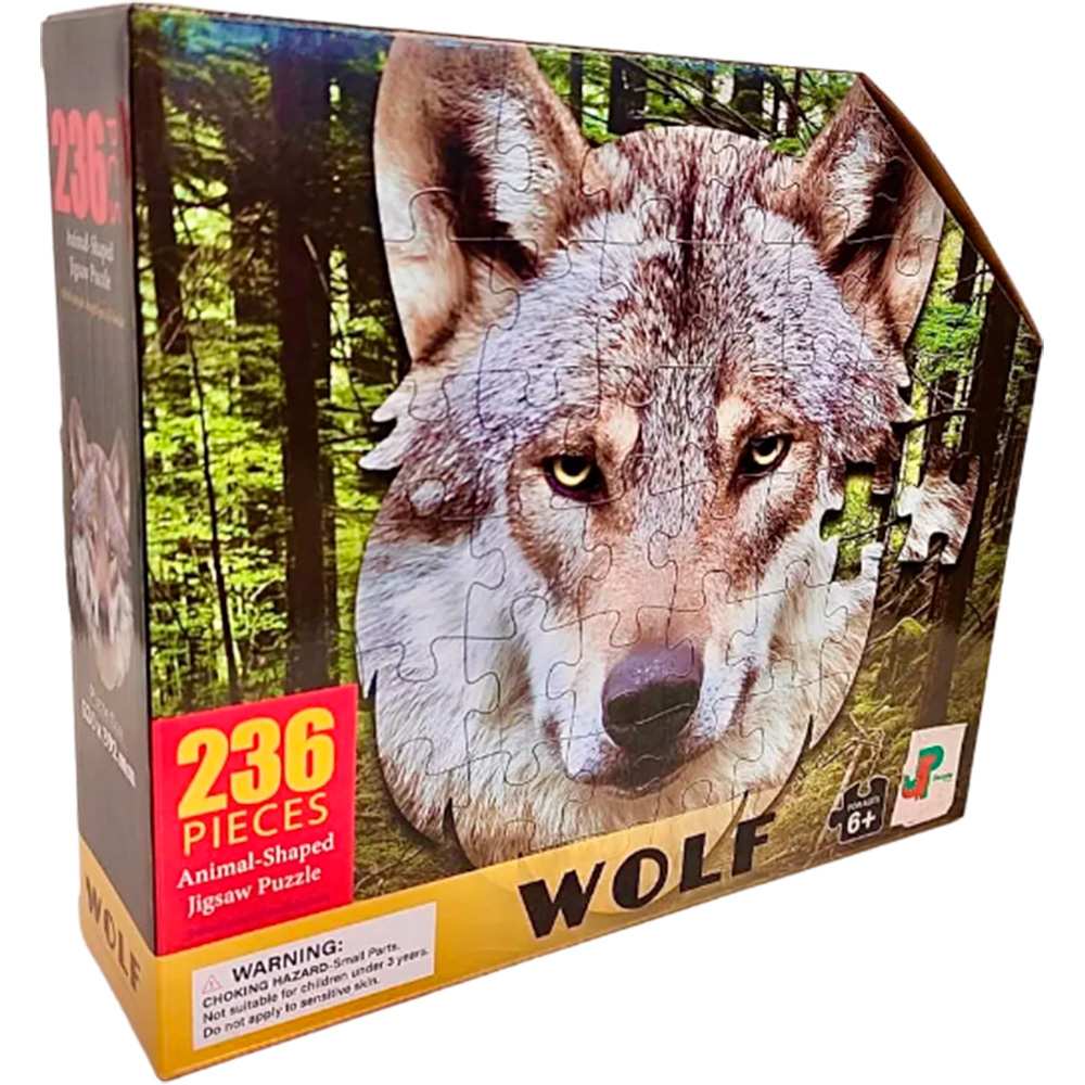 Пазл контурный Волк 236 элементов 88665