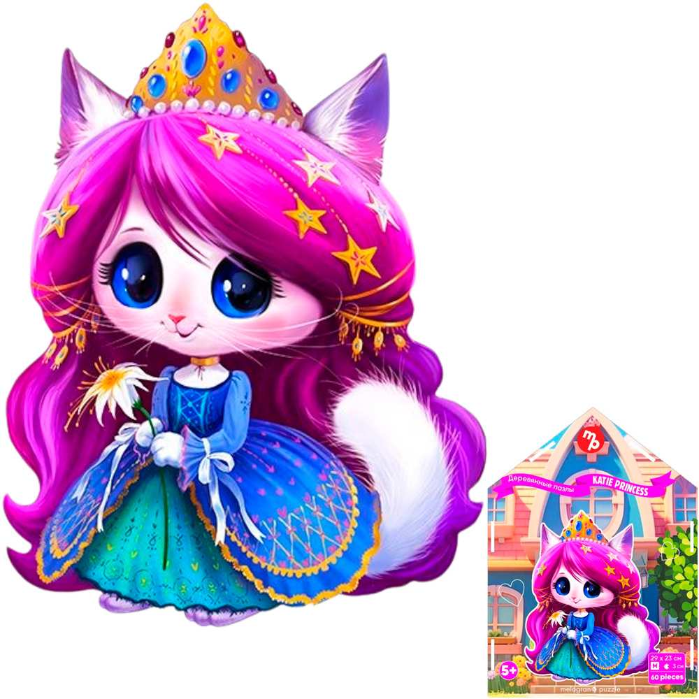 Пазл деревянный Принцесса Кэйти 60 элементов MPZCAN44-M