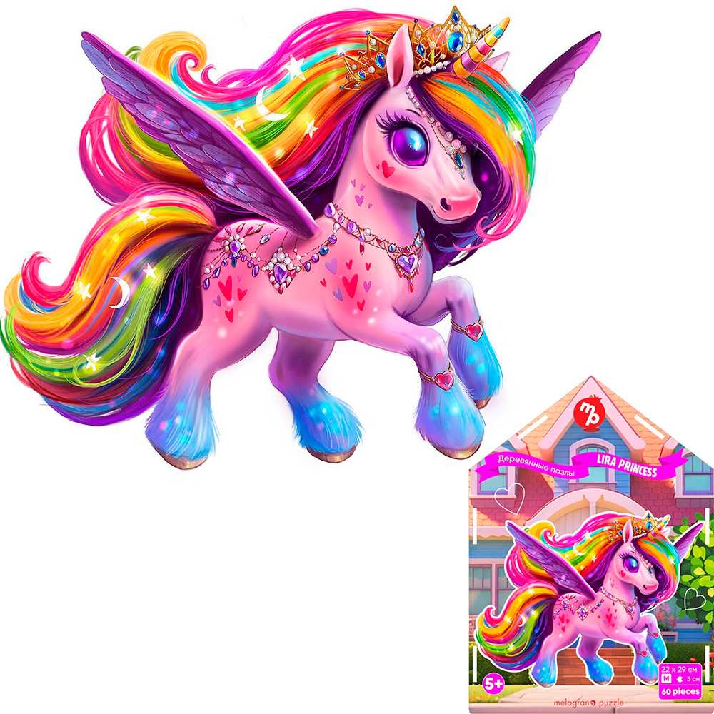 Пазл деревянный Принцесса Лира 60 элементов MPZCAN46-M