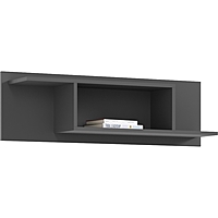 Полка навесная «Оскар», 1000×216×300 мм, цвет графит