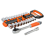 Набор головок торцевых Airline ATAO083 22 предмета трещотка