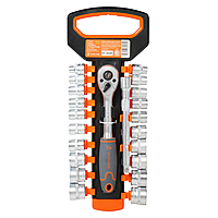 Набор головок торцевых Airline ATAQ019 22 предмета трещотка