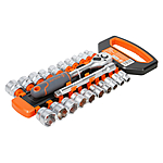 Набор головок торцевых Airline ATAQ019 22 предмета трещотка