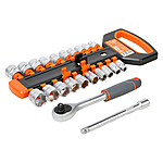 Набор головок торцевых Airline ATAQ019 22 предмета трещотка