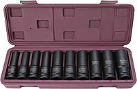 Набор головок  ударных Thorvik S23S2110S 10 предметов