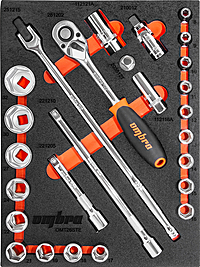 Набор головок торцевых Ombra OMT26STE 26 предметов
