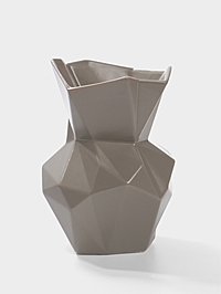 Ваза «Анхель», 20×12 см, керамика, серая
