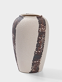 Ваза «Мелхор», 23×13 см, керамика, белая