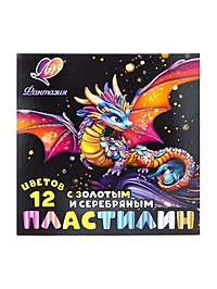 Пластилин мягкий (восковой) 12цв 230г "Фантазия"