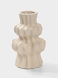 Ваза «Виргил», 20×10 см, керамика, молочная