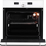 Духовой шкаф HIBERG VM 6193 W белое стекло