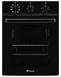 Духовой шкаф De Luxe 4509.10эшв-120 черное стекло