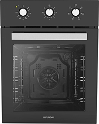 Духовой шкаф Hyundai HEO 45311 BG черный/серебристый